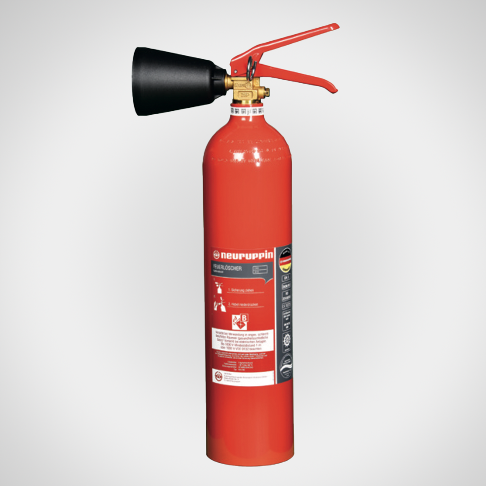 CO2 Fire Extinguisher, Aluminum Cylinder - Neuruppin