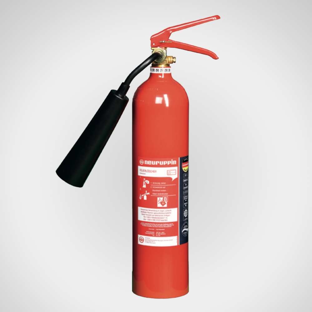 CO2 fire extinguisher 55B, Flexible tube - Neuruppin