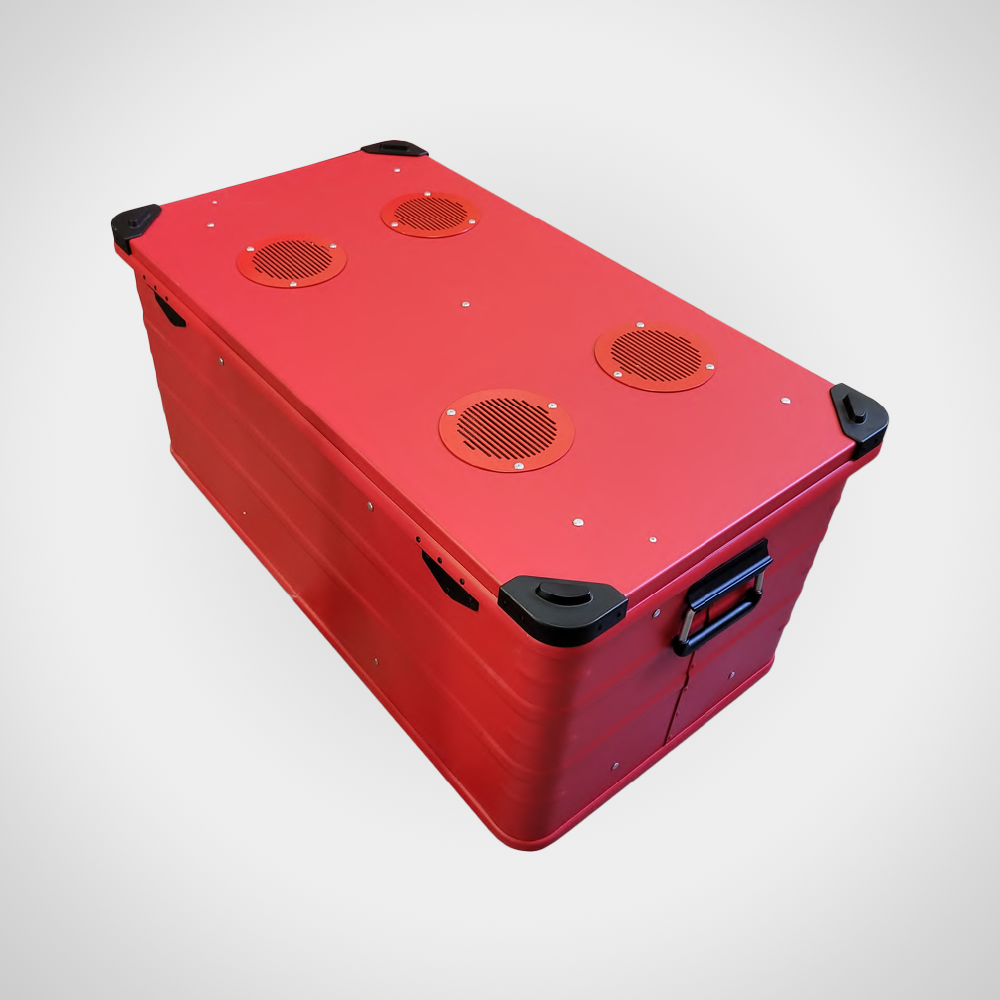 LithiumSafe lítium-ion akkumulátor tároló és töltődoboz