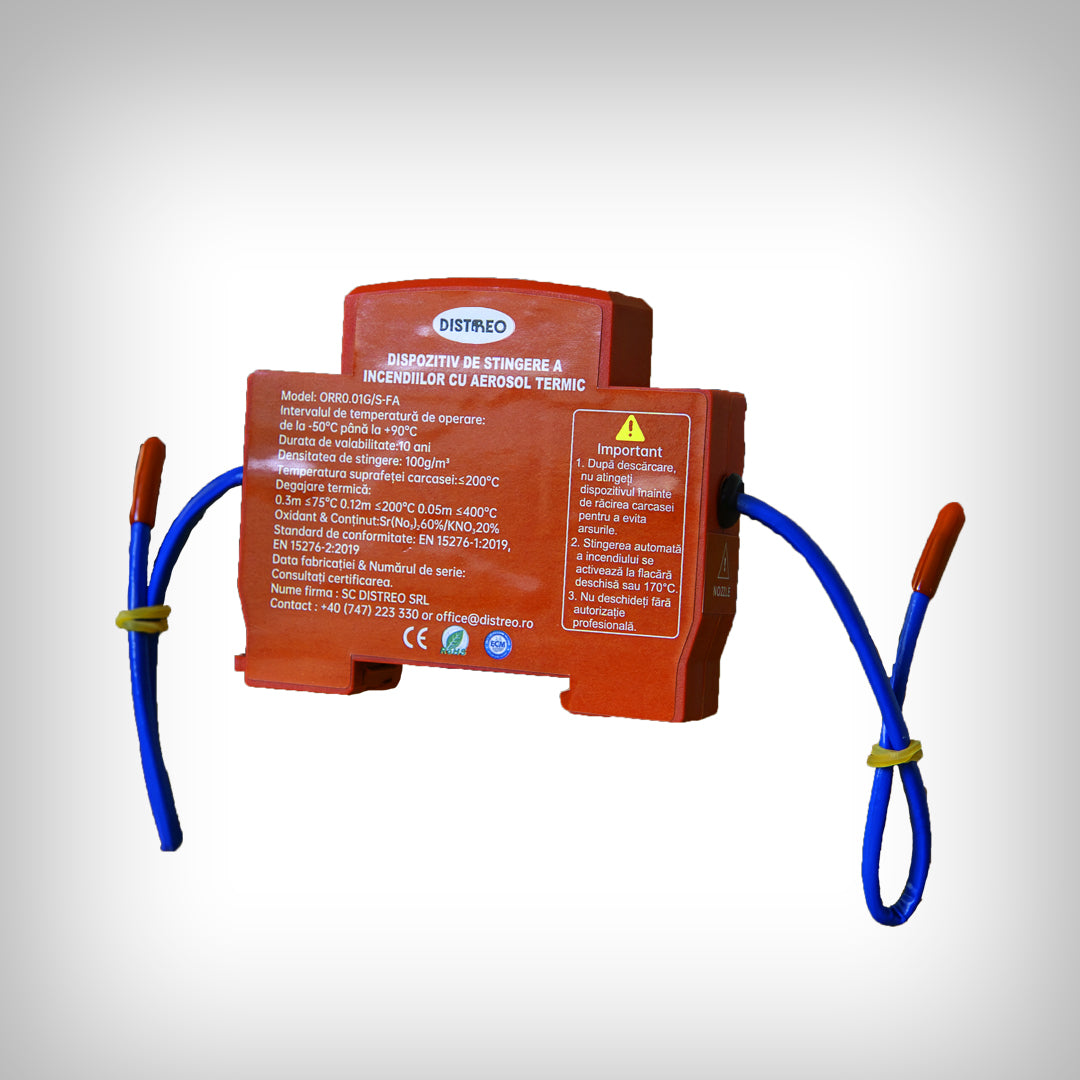 Autonomous aerosol extinguishing device - Flarex