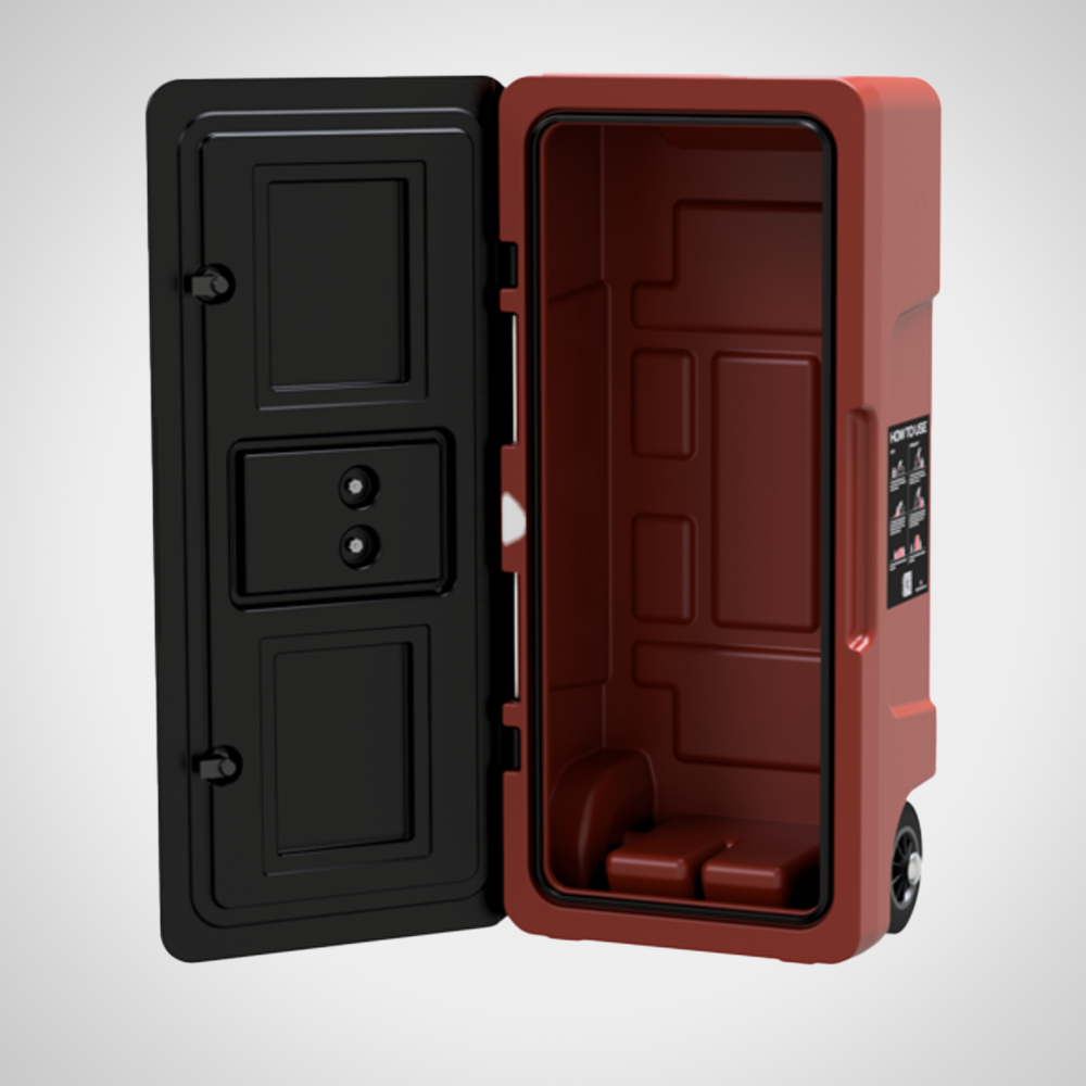 Ipari polimer tűzálló takaró szekrény