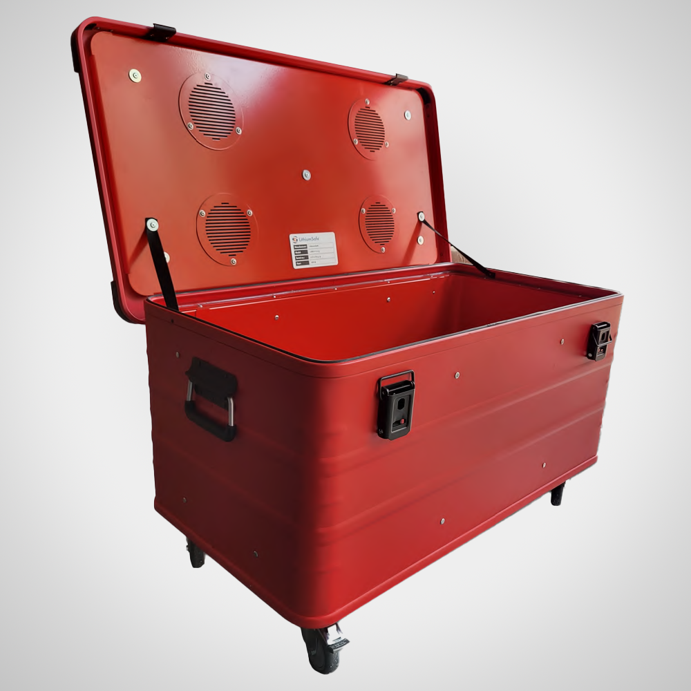LithiumSafe Lithium-Ion Battery Storage & Charging Box