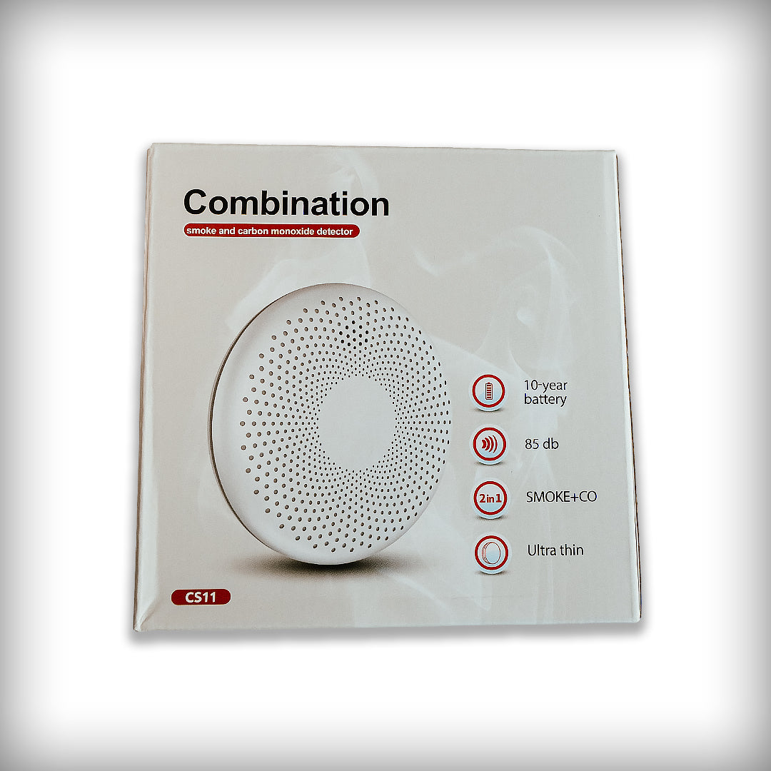 CS11 2-in-1 Smoke and Carbon Monoxide Detector with Sound Alarm