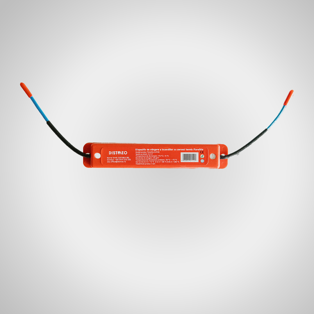 FlareStix – modulo di spegnimento automatico ad aerosol per batterie e spazi ristretti