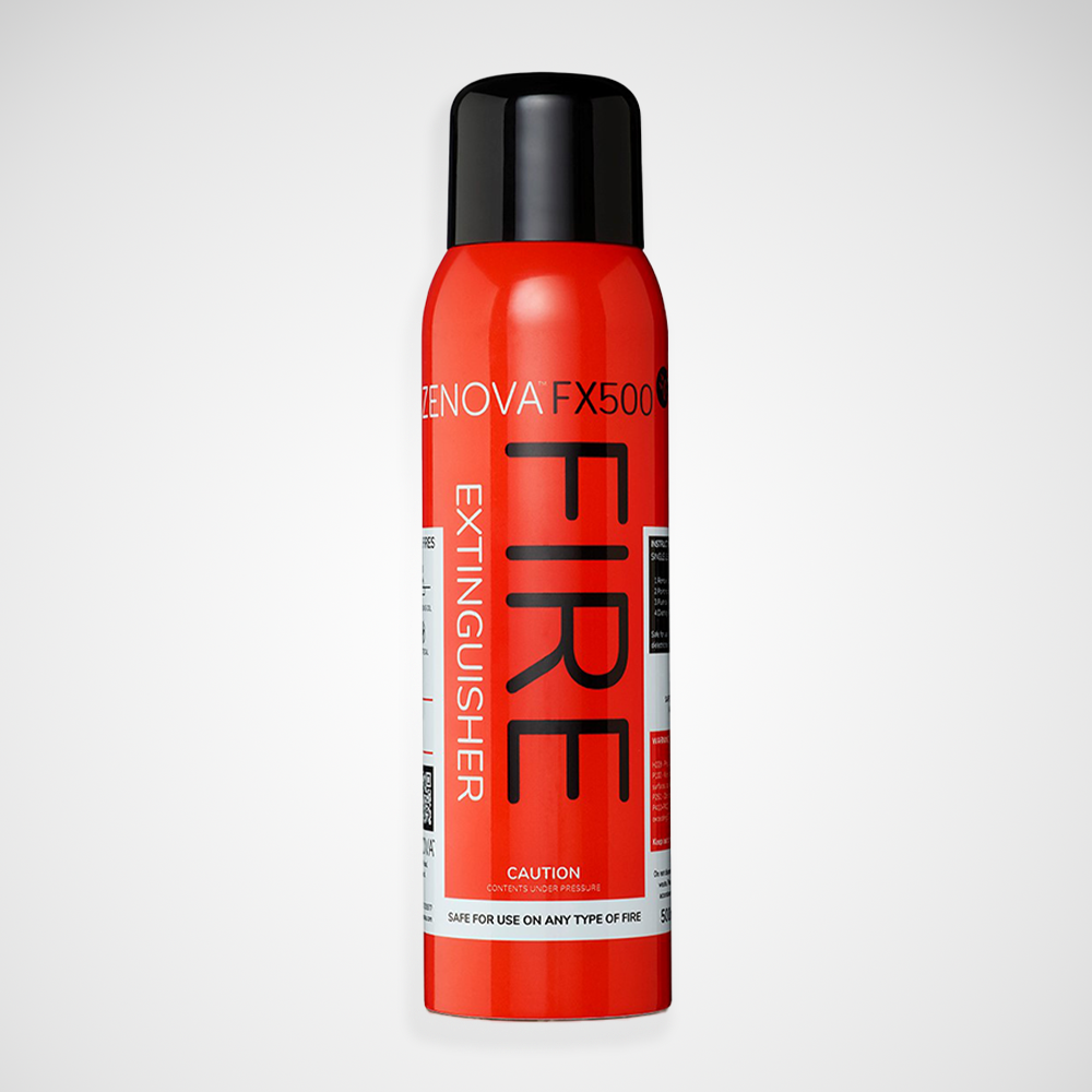 Zenova FX500 All-in-One Spray Fire Extinguisher & Lithium