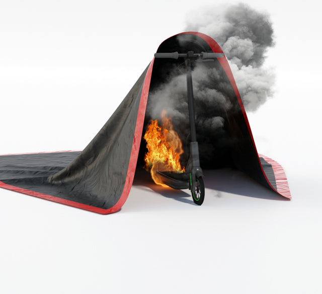 Fireproof Blanket for Electric Bicycles & Scooters