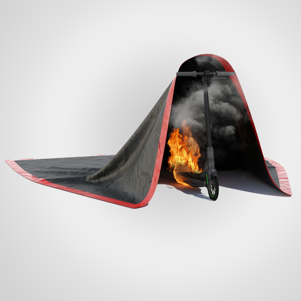 Otthoni és lakási tűzvédelmi készlet – lítium tűzoltó készülék + takaró + maszk