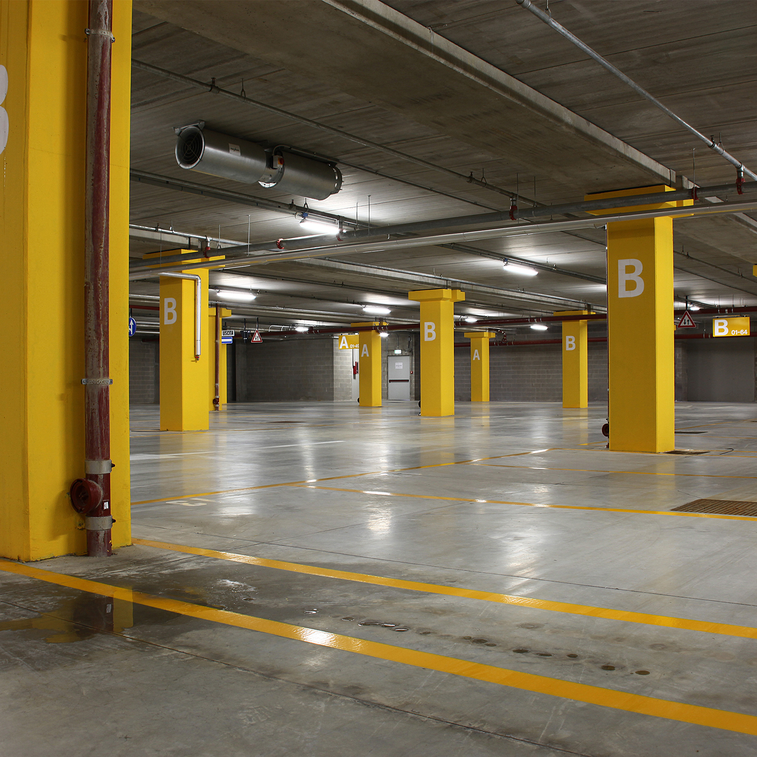 protectie incendii parcari subterane supraterane