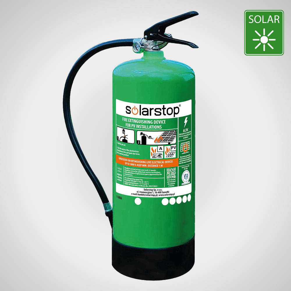 Solarstop Photovoltaic Panel Fire Extinguisher