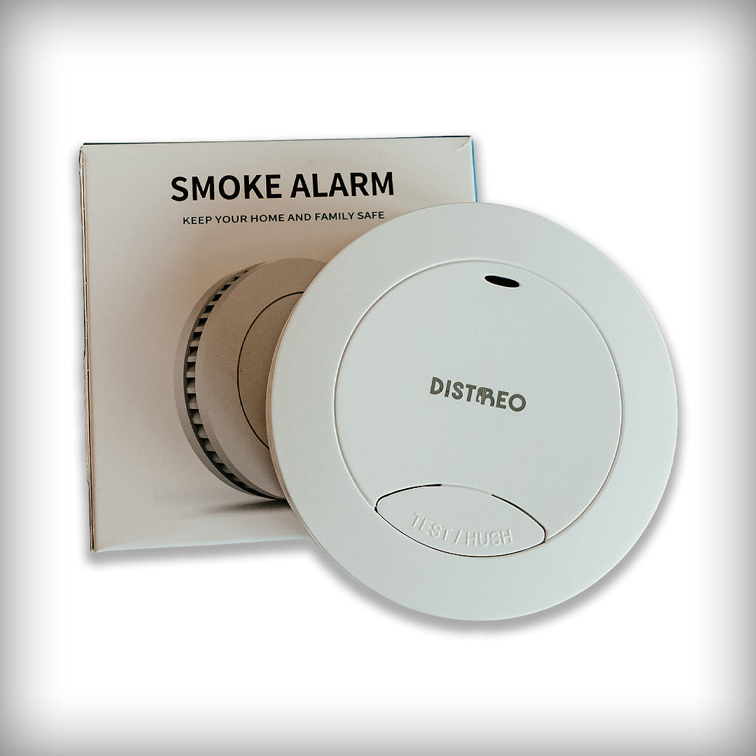 Detector de fum compact SM03, cu alarmă sonoră și luminoasă