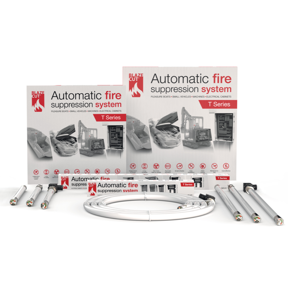 Autonóm tűzoltó készülék zárt terekhez - BlazeCut T sorozat