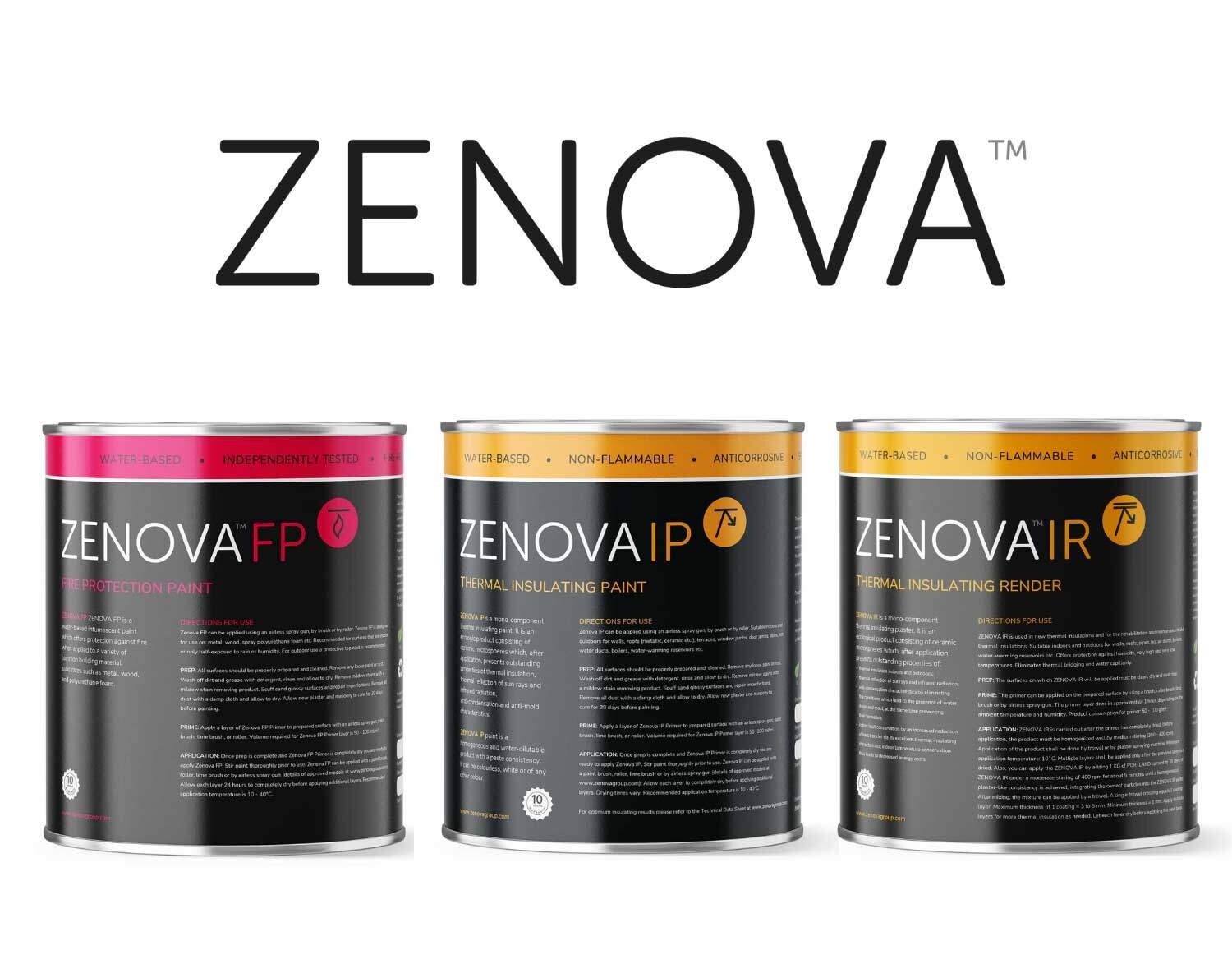 Hőszigetelő festék - Zenova IP